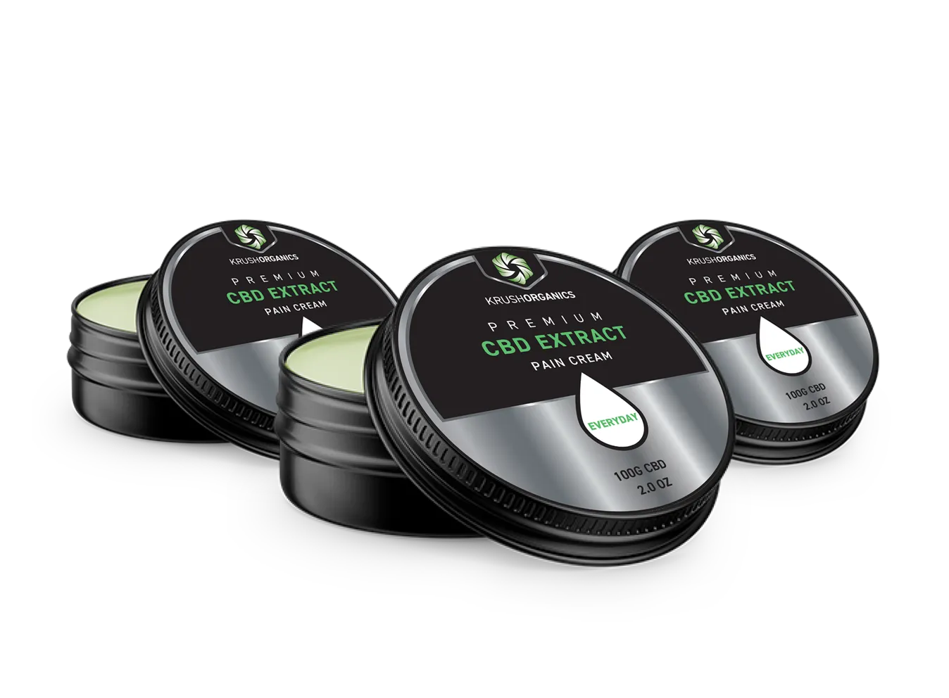 CBD Isolate Pain Cream (3-Stack)
